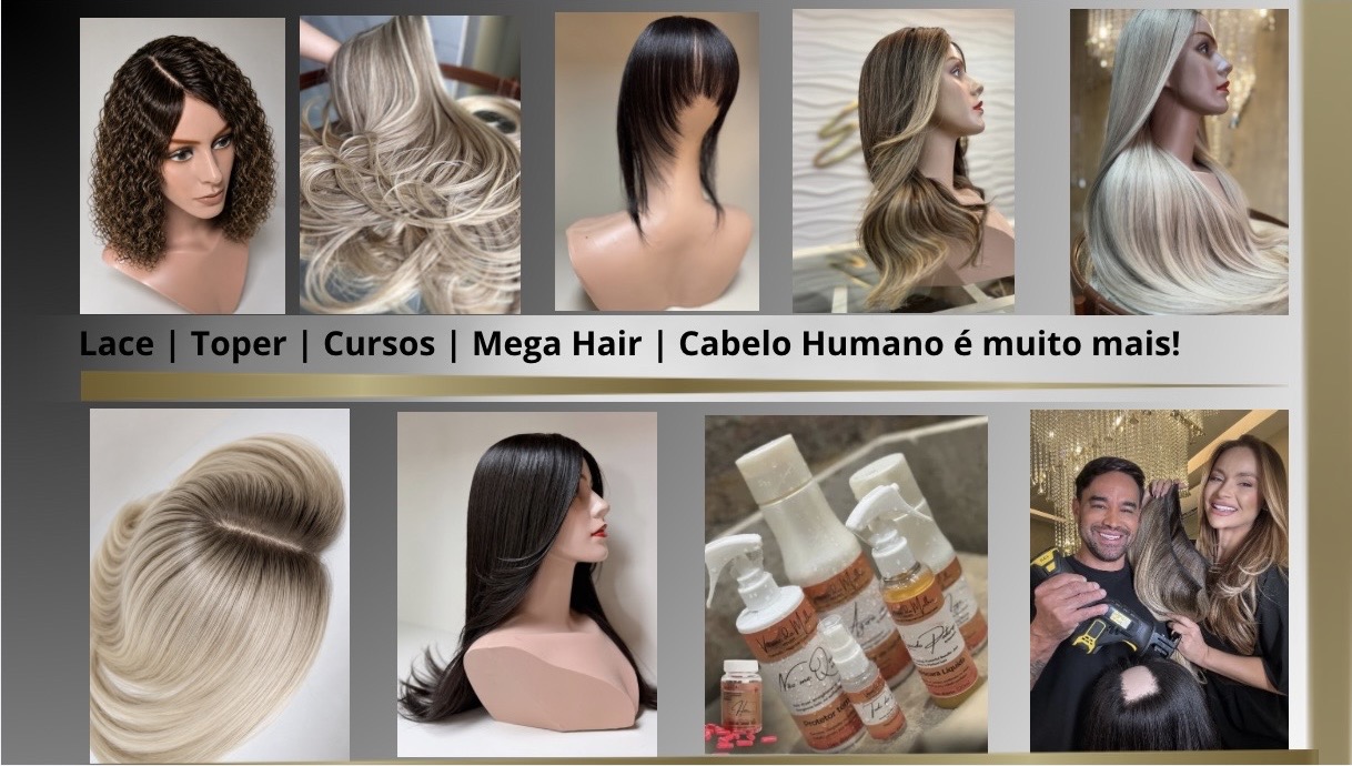 Coleção Vitrine da Mulher — Lace, Toper, Cursos, Mega Hair e Cabelo Humano